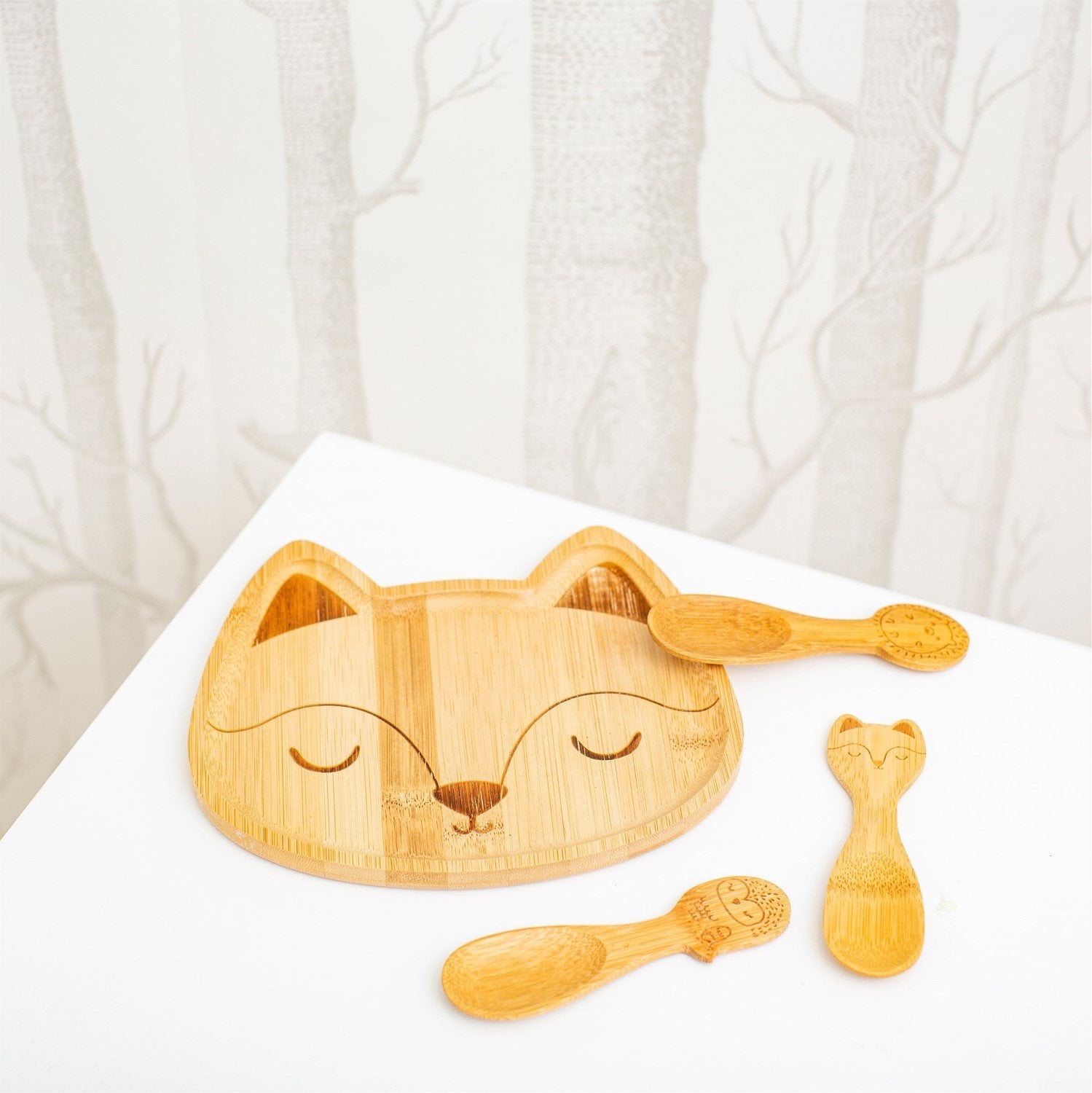 Set Posate Bambù con Custodia Lavabile - Gatti – Apple Tiny Gift Shop