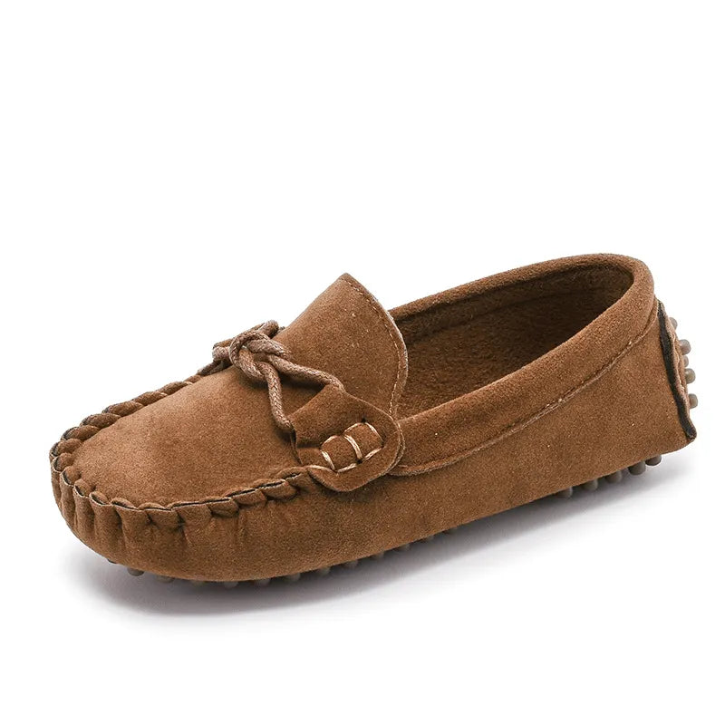 Faux leather moccasins with soft sole RocketBaby