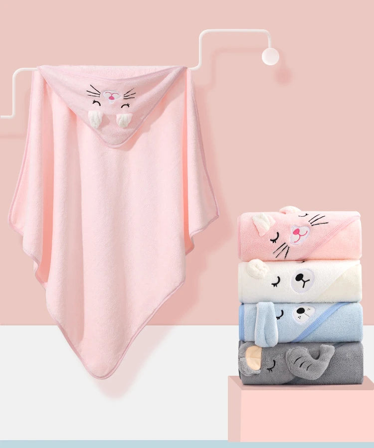 Asciugamano con cappuccio baby multivariante
