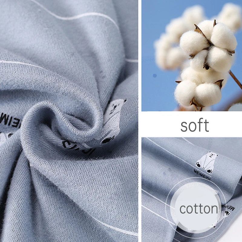 Set pijama din bumbac din 2 piese