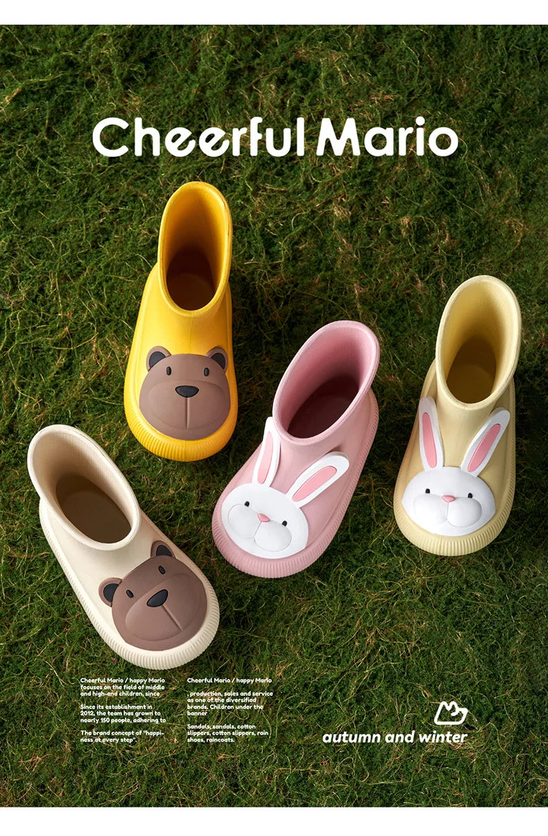 Cizme de ploaie din cauciuc anti-alunecare multivariante