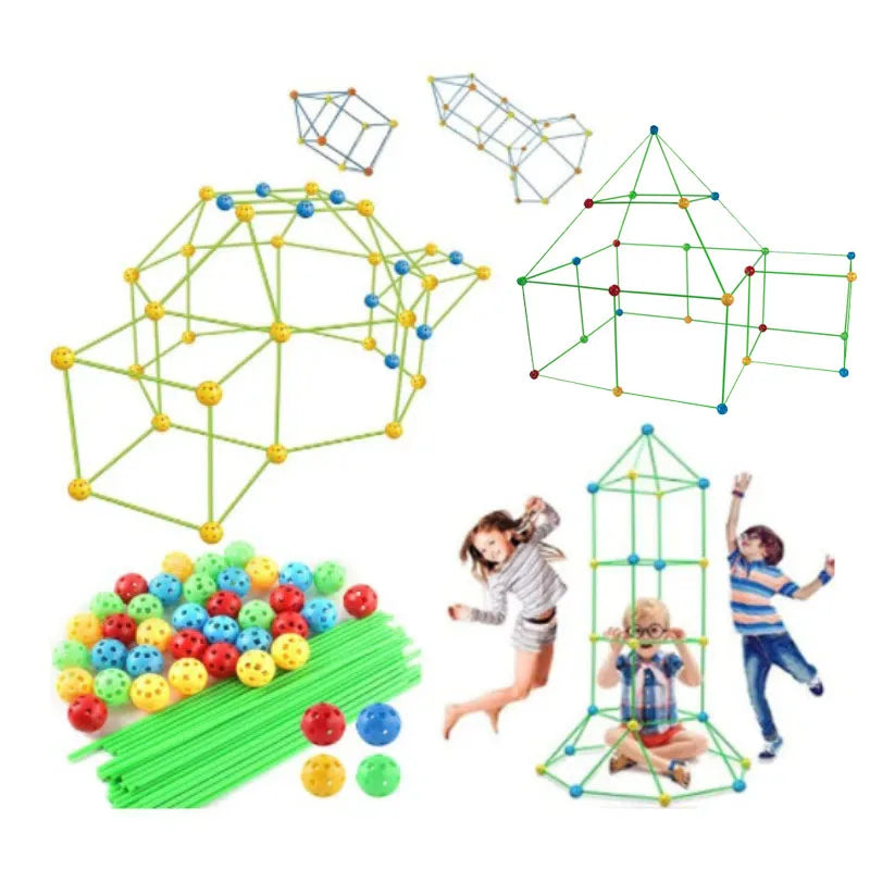 tente building blocks Tente intérieure pour enfants Creative Fort Building Blocks – RocketBaby
