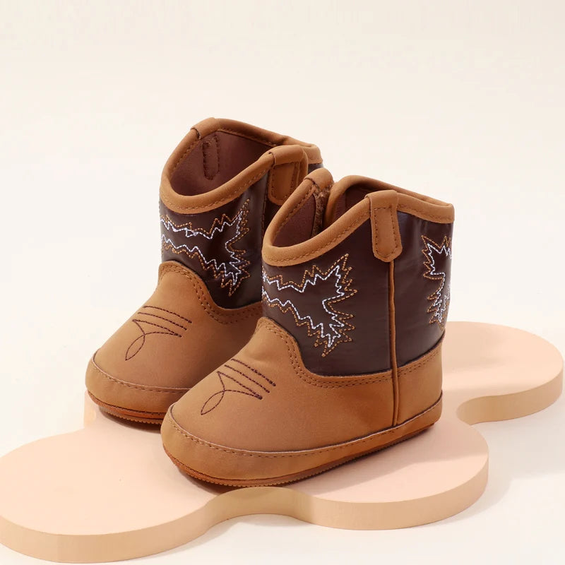 Soft Breathable Western Baby Boots – RocketBaby - Main Image