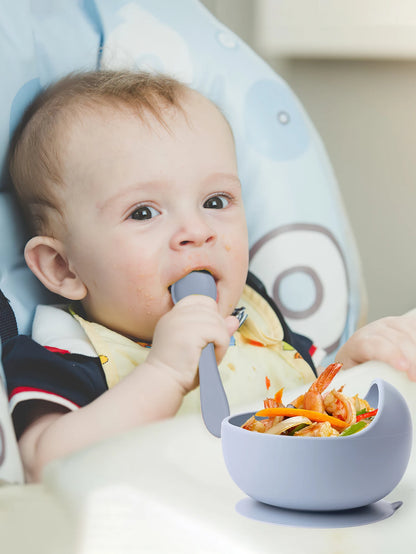 Service de table multivarié 2 pièces en silicone pour enfant