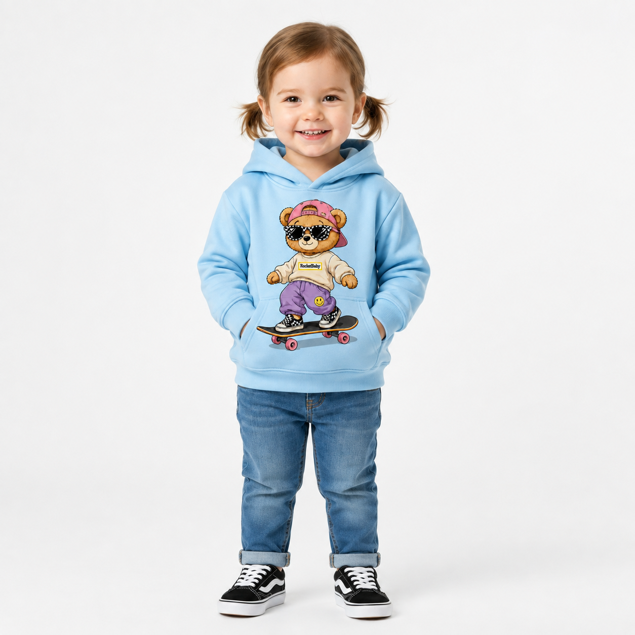 Felpa Streetwear Bear – Da 3 a 14 Anni