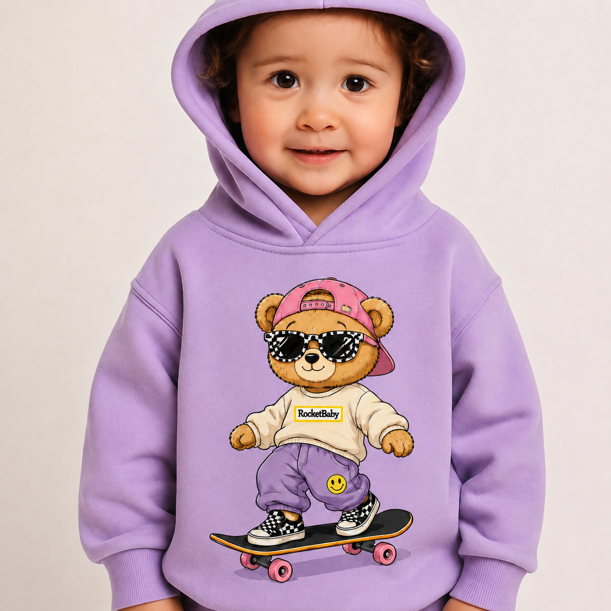 Felpa Streetwear Bear – Da 3 a 14 Anni