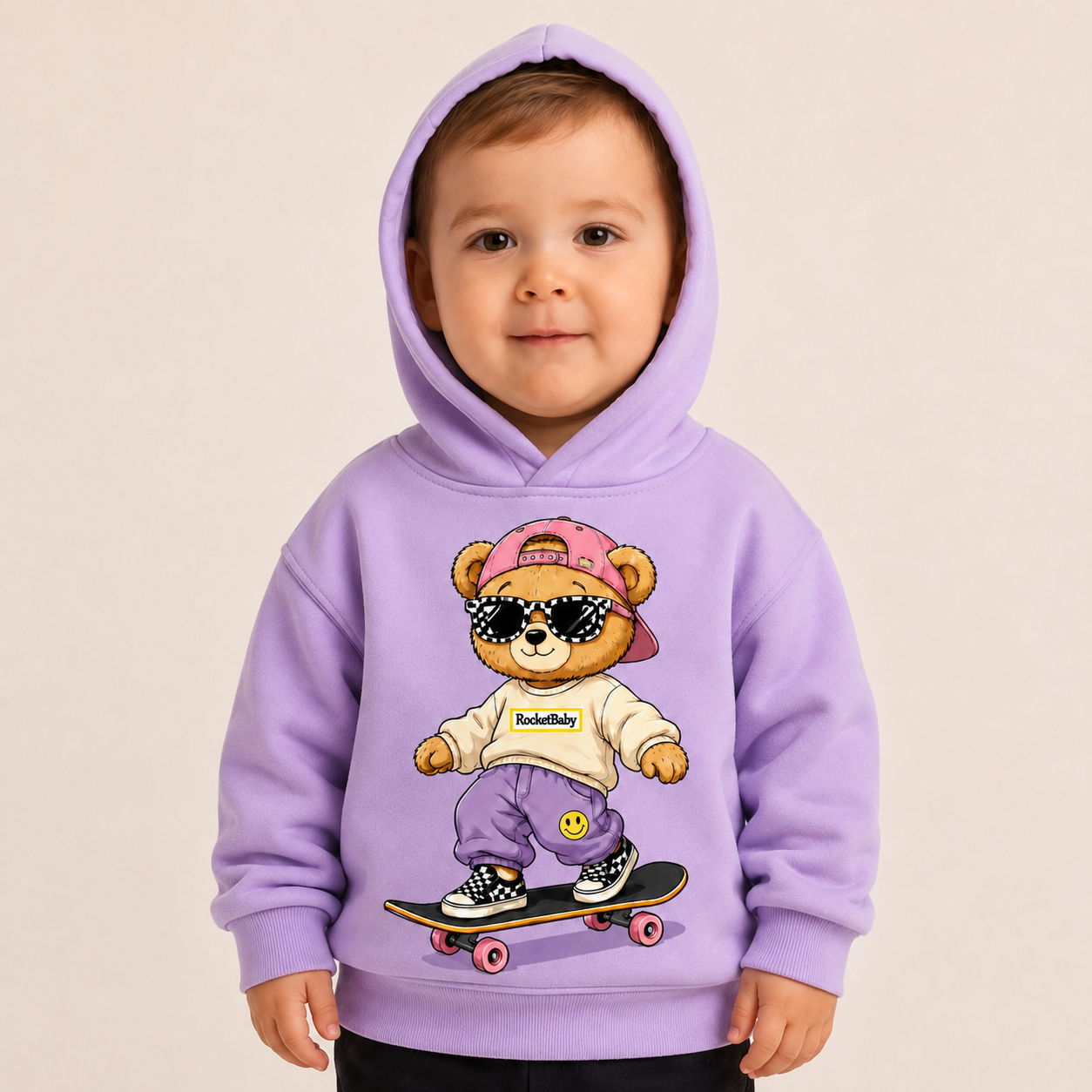 Felpa Streetwear Bear – Da 3 a 14 Anni