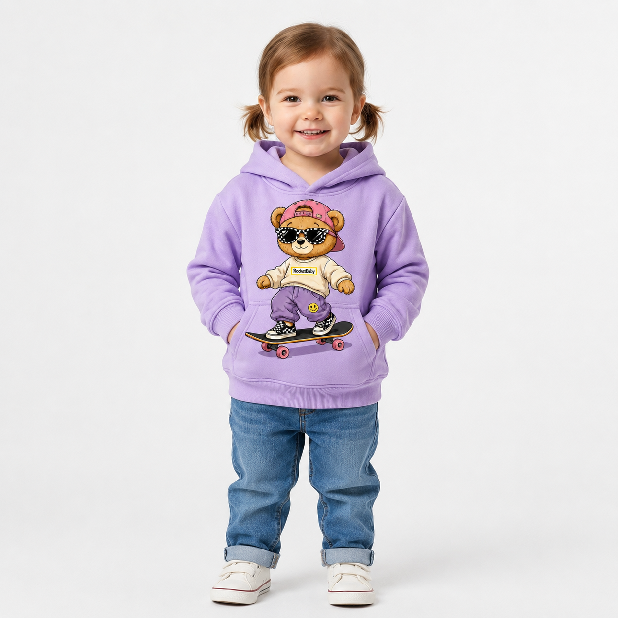 Felpa Streetwear Bear – Da 3 a 14 Anni