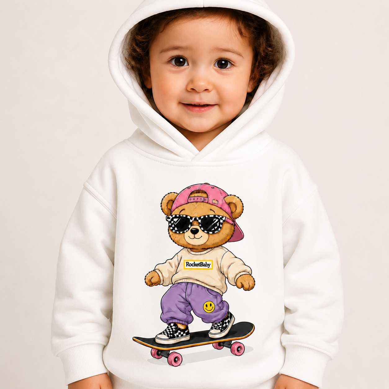 Felpa Streetwear Bear – Da 3 a 14 Anni
