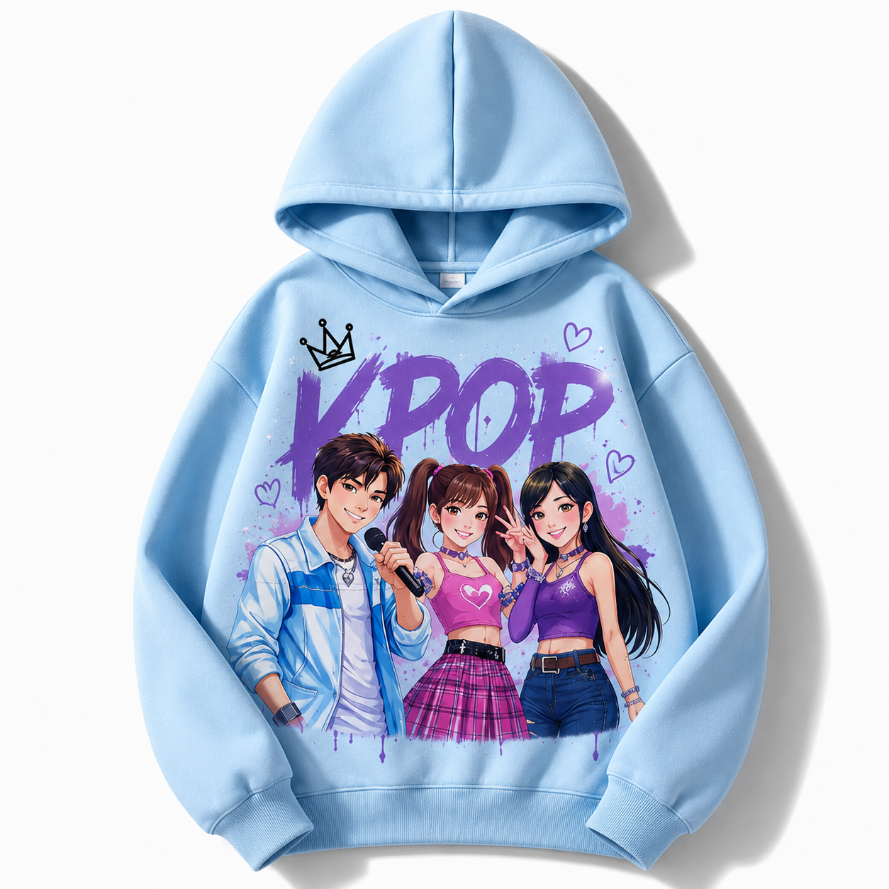 Felpa Collezione KPop Music – Da 3 a 14 Anni
