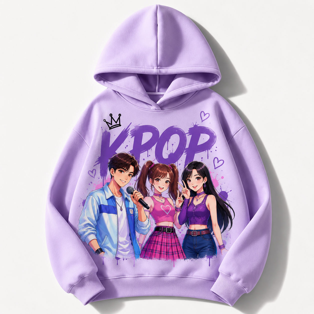 Felpa Collezione KPop Music – Da 3 a 14 Anni