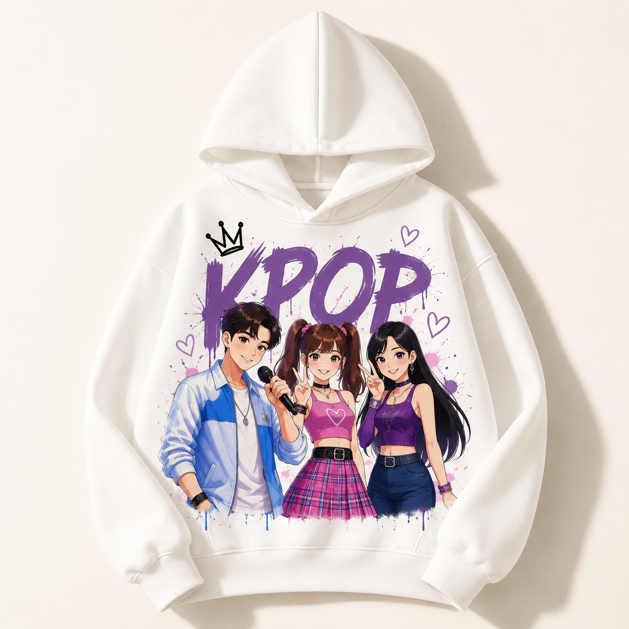 Felpa Collezione KPop Music – Da 3 a 14 Anni
