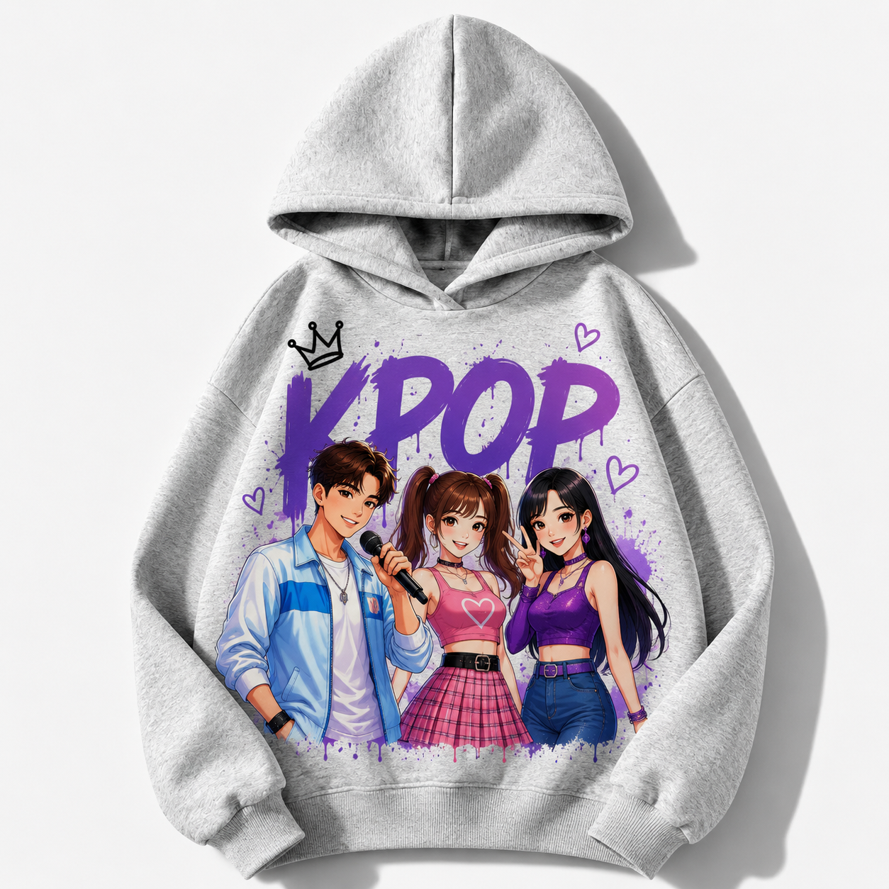 Felpa Collezione KPop Music – Da 3 a 14 Anni