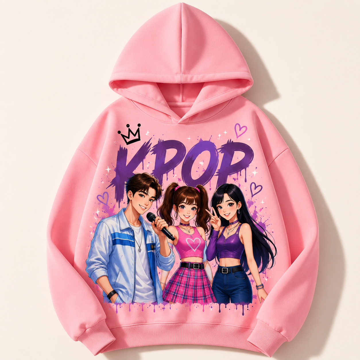 Felpa Collezione KPop Music – Da 3 a 14 Anni