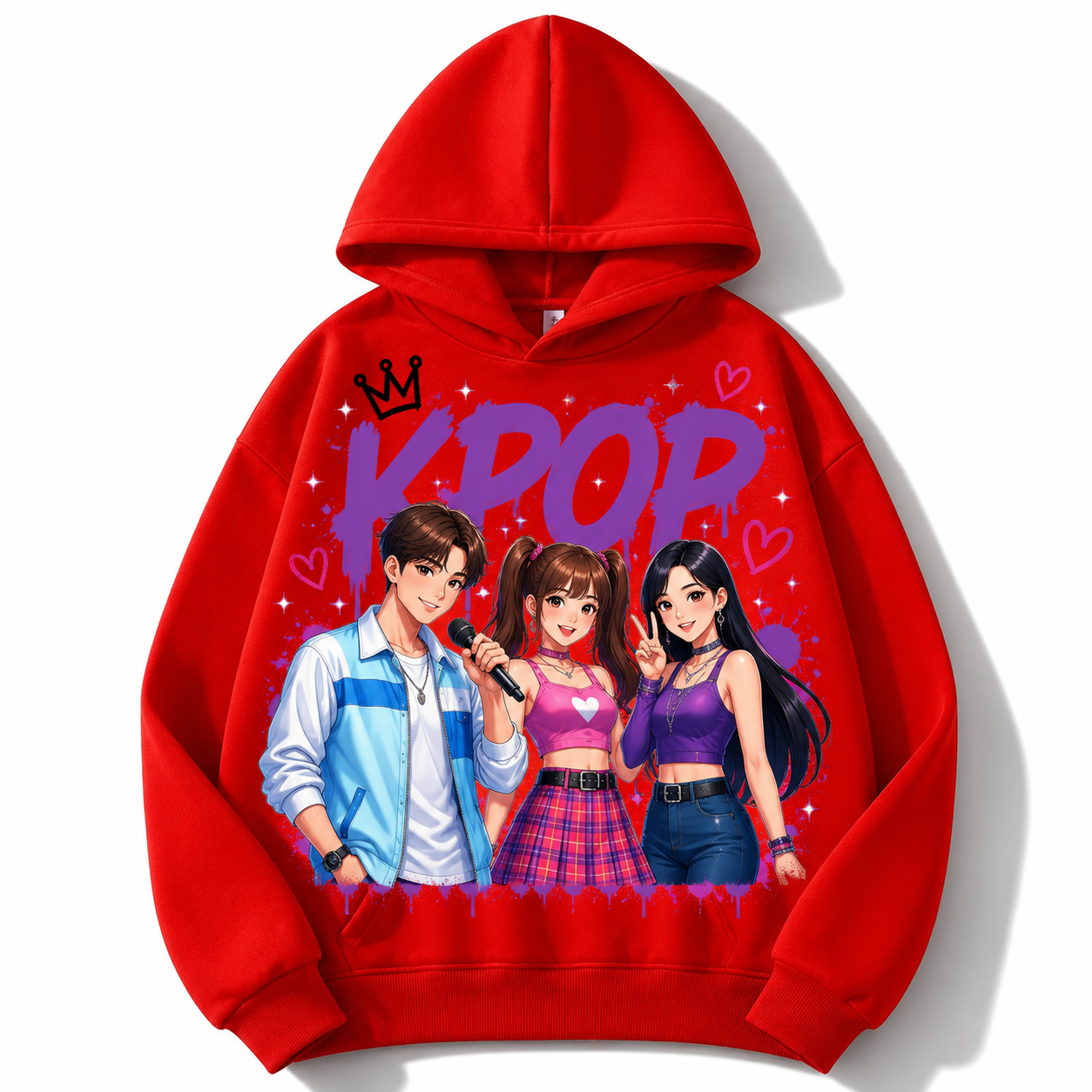 Felpa Collezione KPop Music – Da 3 a 14 Anni