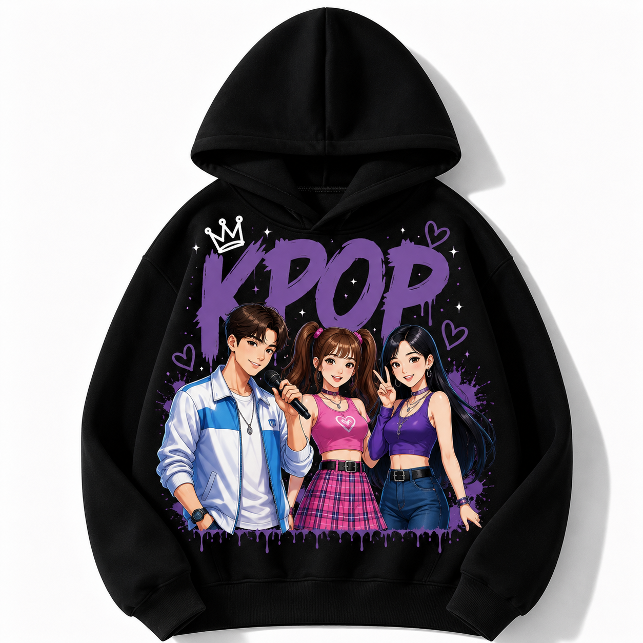 Felpa Collezione KPop Music – Da 3 a 14 Anni
