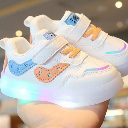 Chaussures de tennis LED multivariées pour enfants