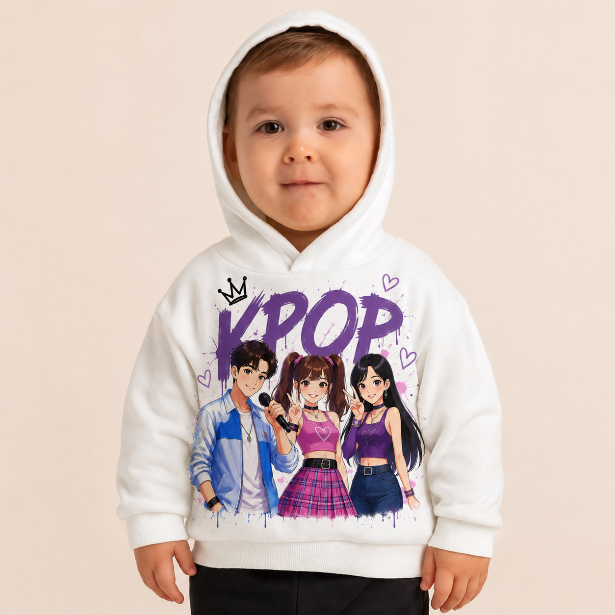 Felpa Collezione KPop Music – Da 3 a 14 Anni