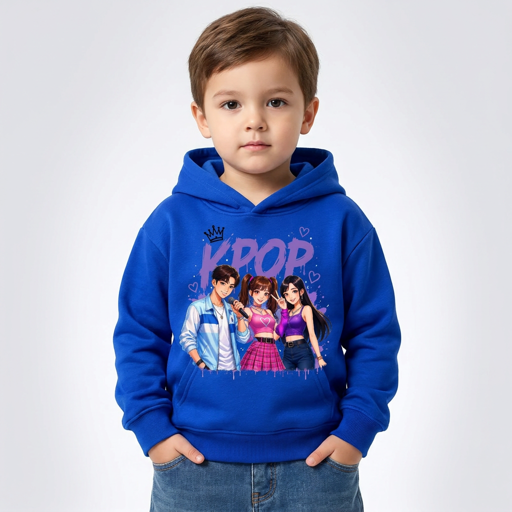 Felpa Collezione KPop Music – Da 3 a 14 Anni