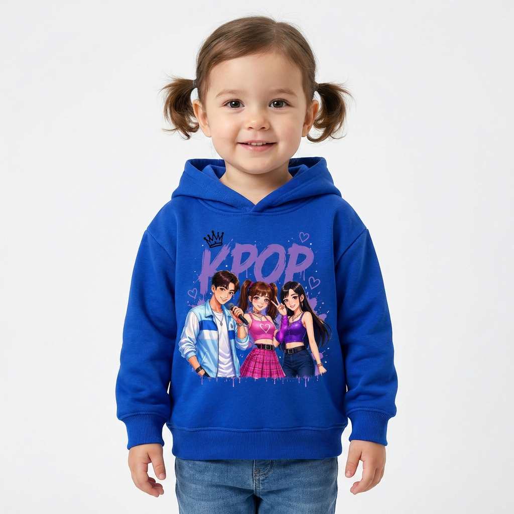 Felpa Collezione KPop Music – Da 3 a 14 Anni