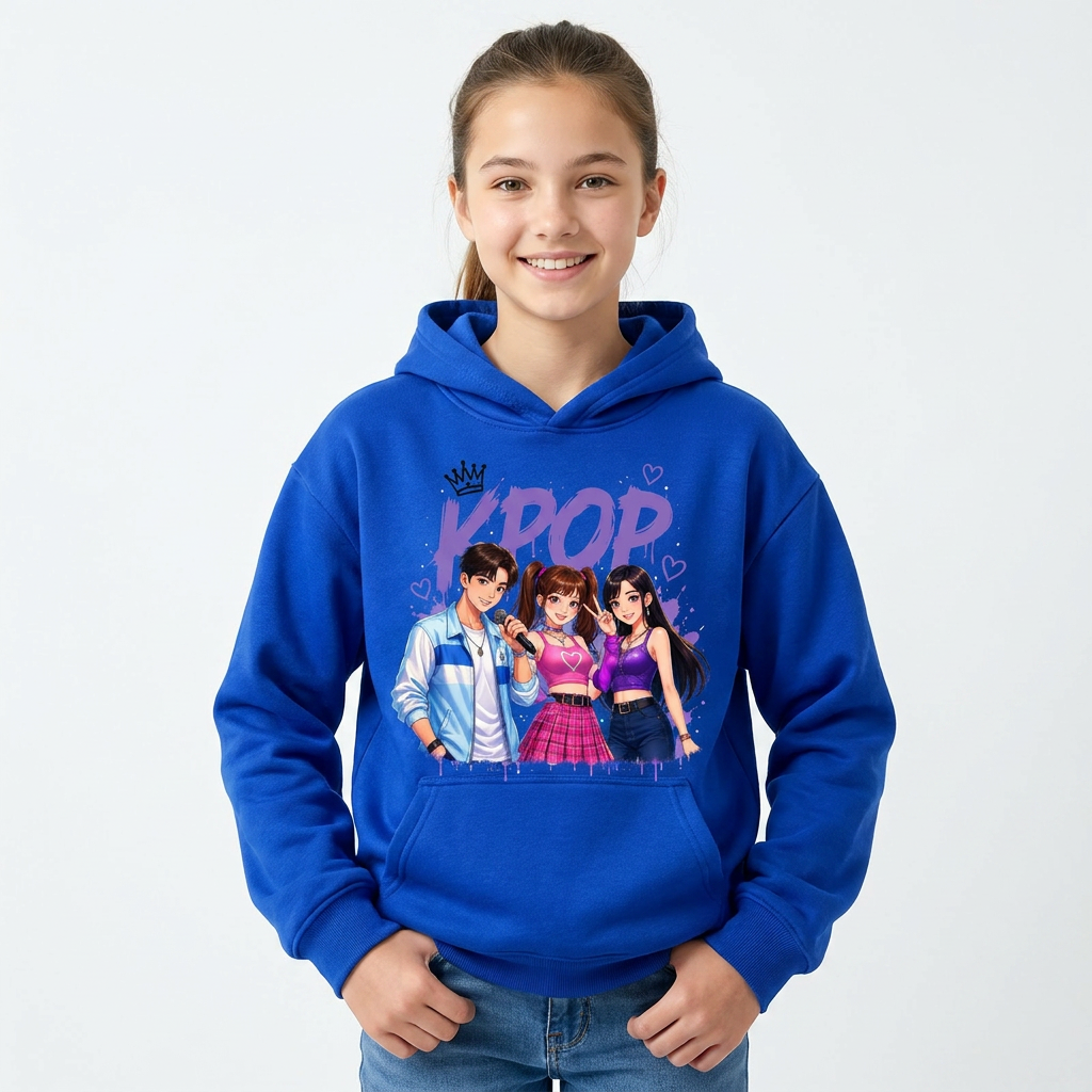 Felpa Collezione KPop Music – Da 3 a 14 Anni
