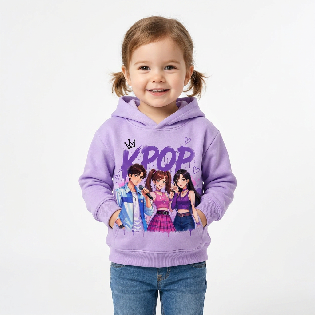 Felpa Collezione KPop Music – Da 3 a 14 Anni