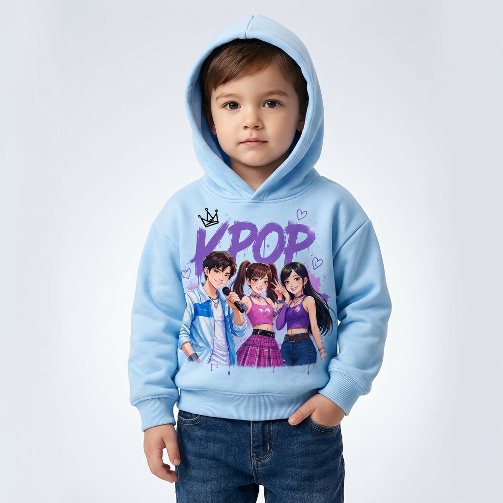Felpa Collezione KPop Music – Da 3 a 14 Anni