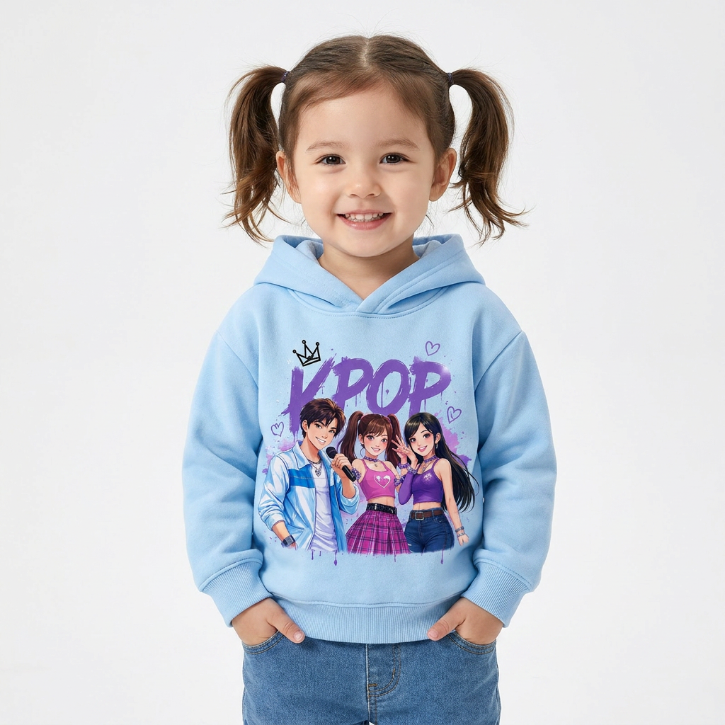 Felpa Collezione KPop Music – Da 3 a 14 Anni