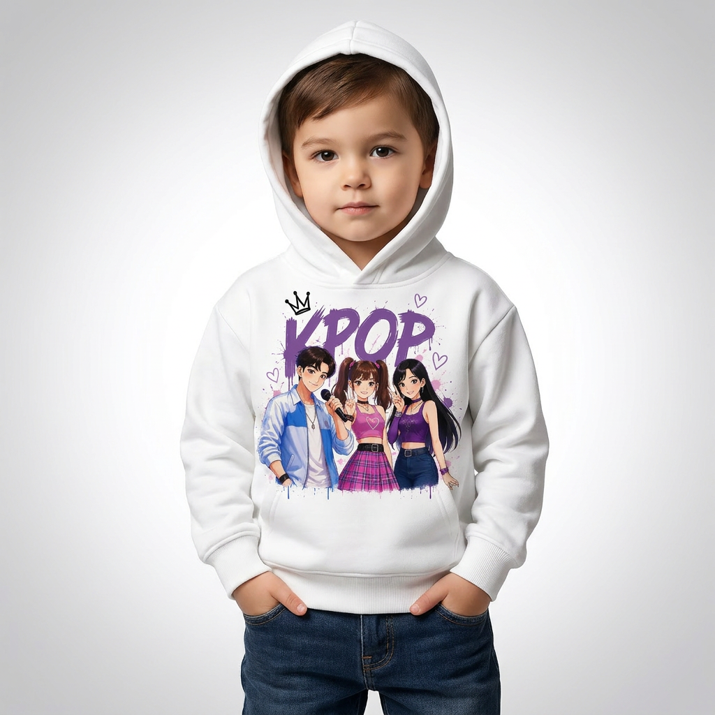 Felpa Collezione KPop Music – Da 3 a 14 Anni