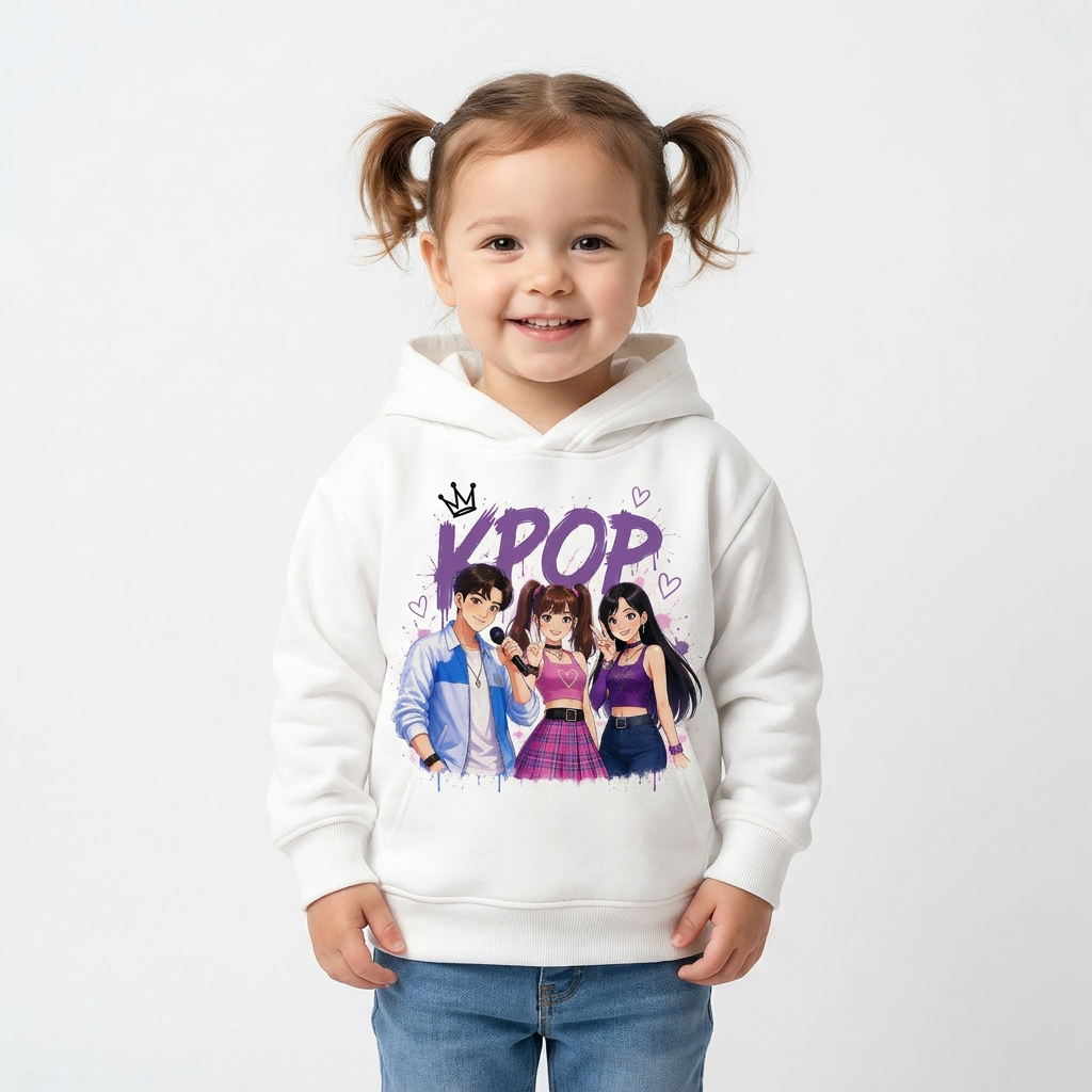 Felpa Collezione KPop Music – Da 3 a 14 Anni