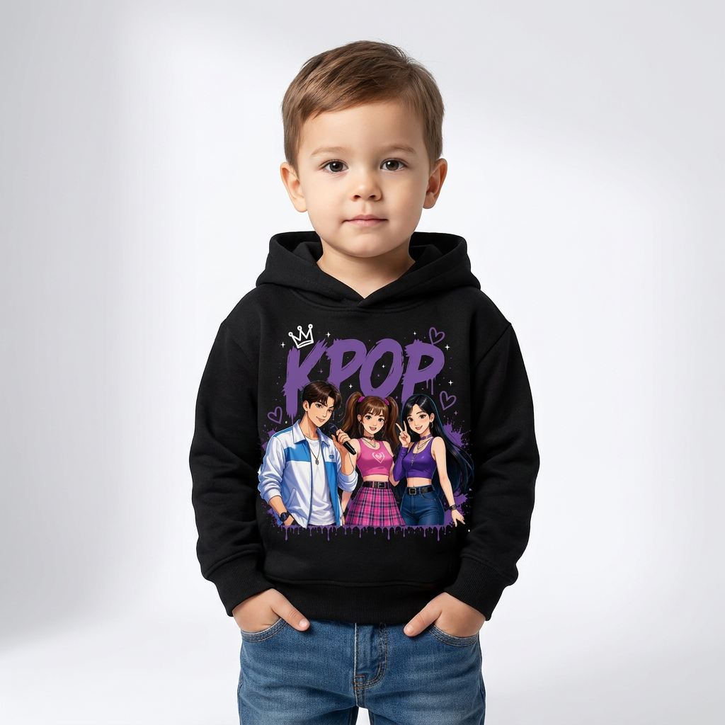 Felpa Collezione KPop Music – Da 3 a 14 Anni
