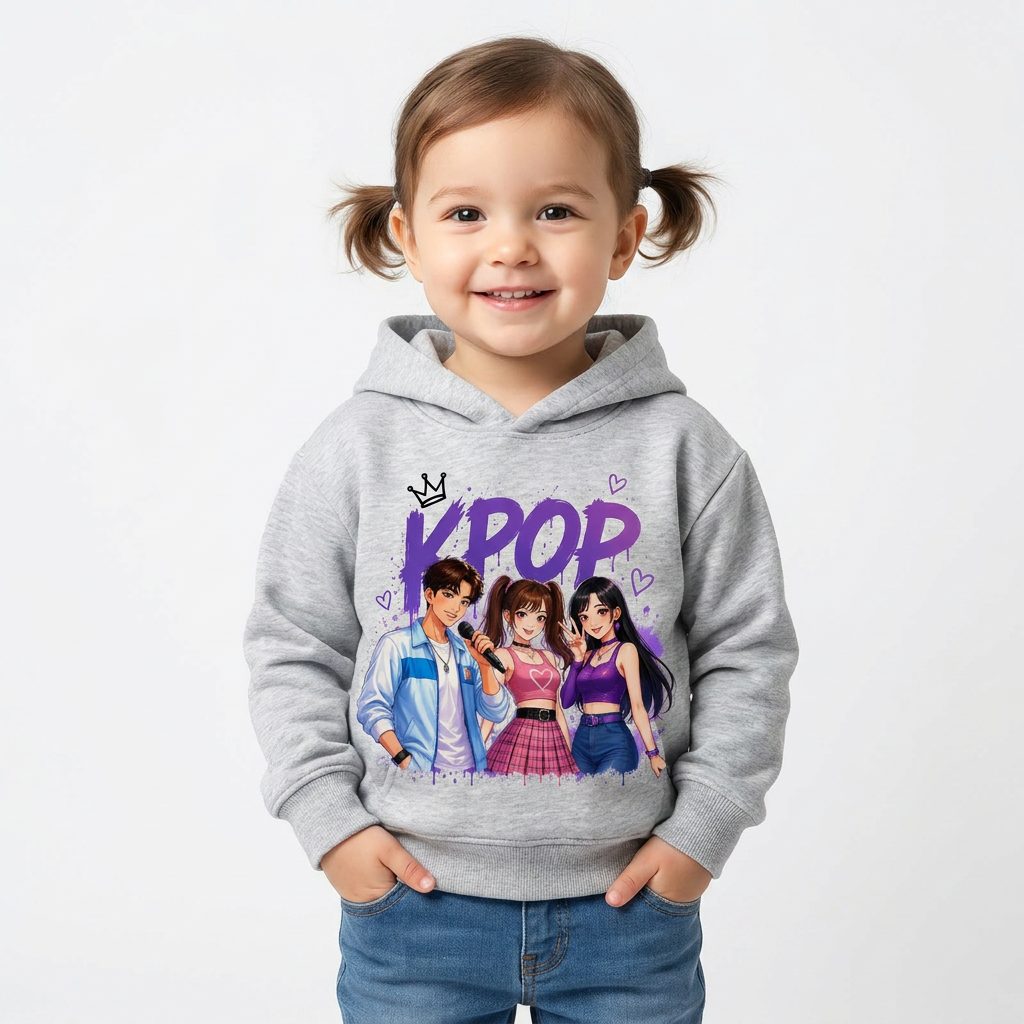 Felpa Collezione KPop Music – Da 3 a 14 Anni