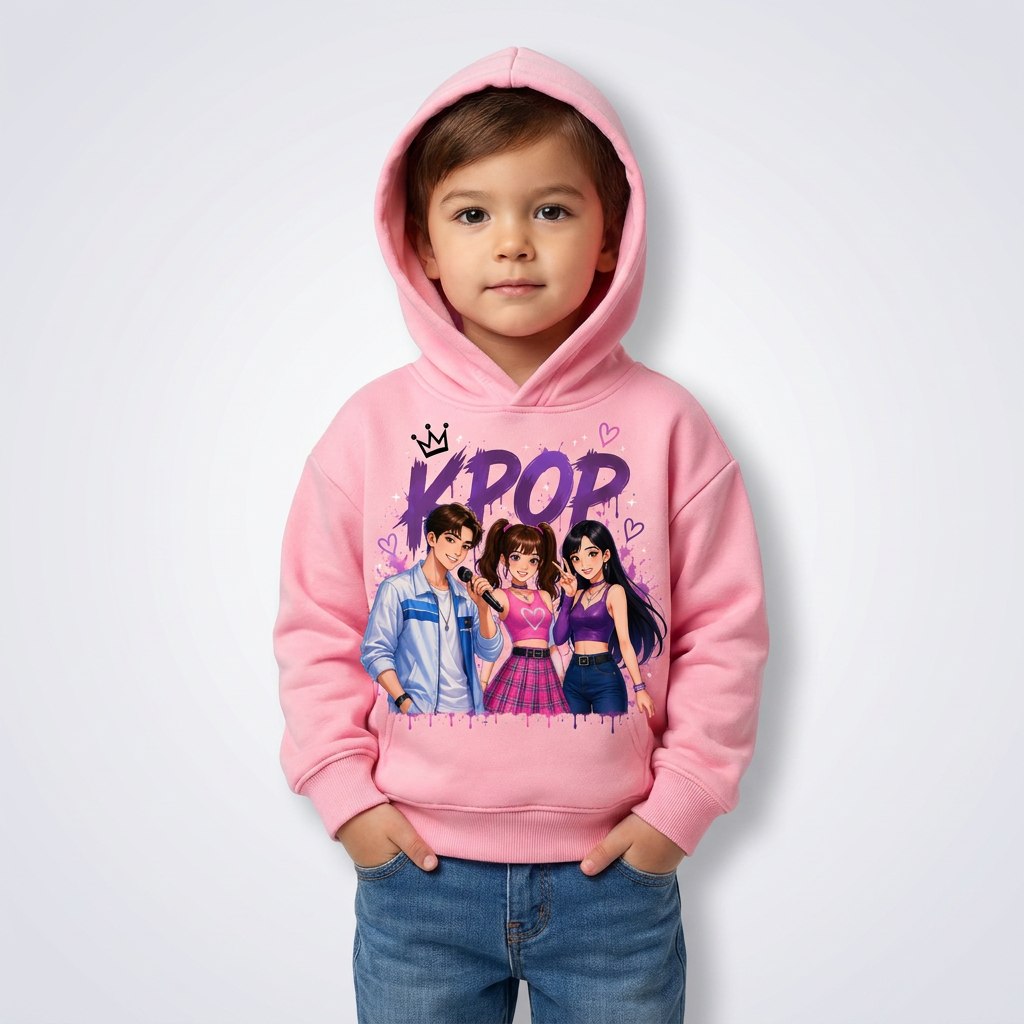 Felpa Collezione KPop Music – Da 3 a 14 Anni
