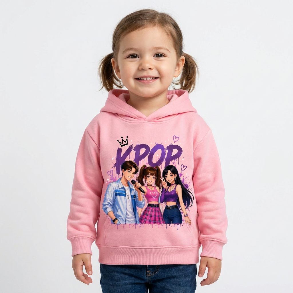 Felpa Collezione KPop Music – Da 3 a 14 Anni
