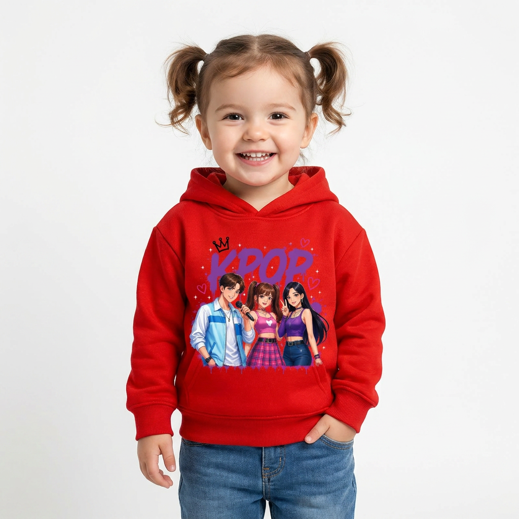 Felpa Collezione KPop Music – Da 3 a 14 Anni