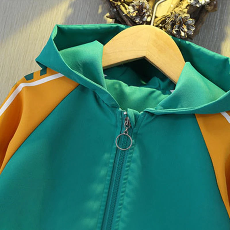 Sports Jacket with Hood for Children