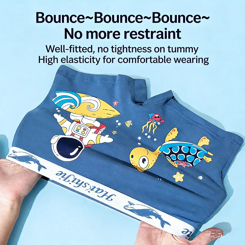 Set 4 Boxer in Cotone da Bambino – 2–14 Anni