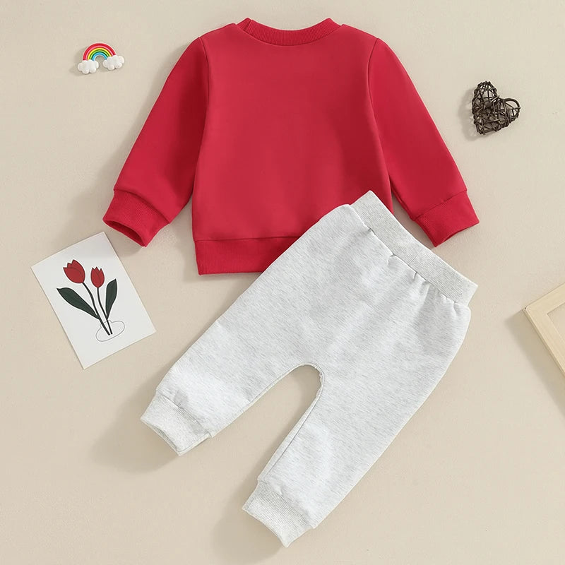 Conjunto de treino infantil de algodão "Lover Boy"