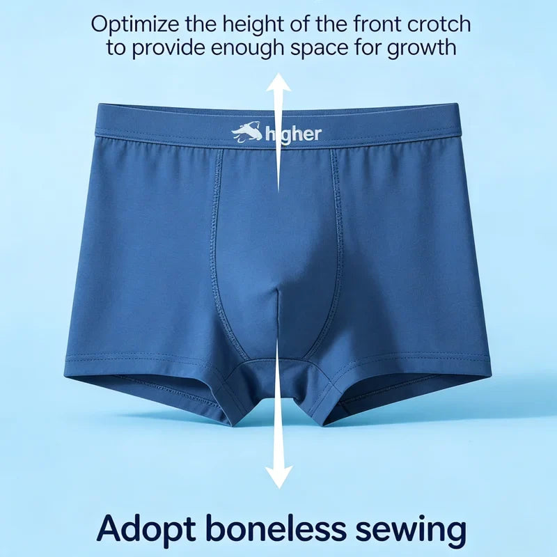 Set 4 Boxer in Cotone da Bambino – 2–14 Anni