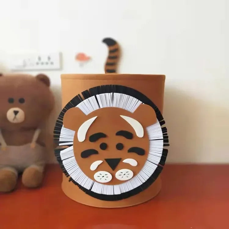 Panier à jouets avec animaux multivariés