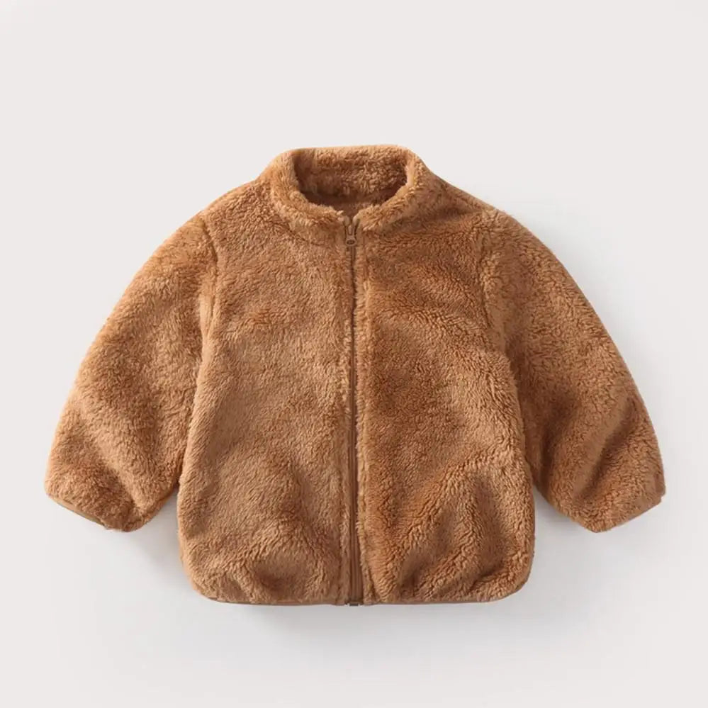 Giacca Calda in Peluche per Bambini