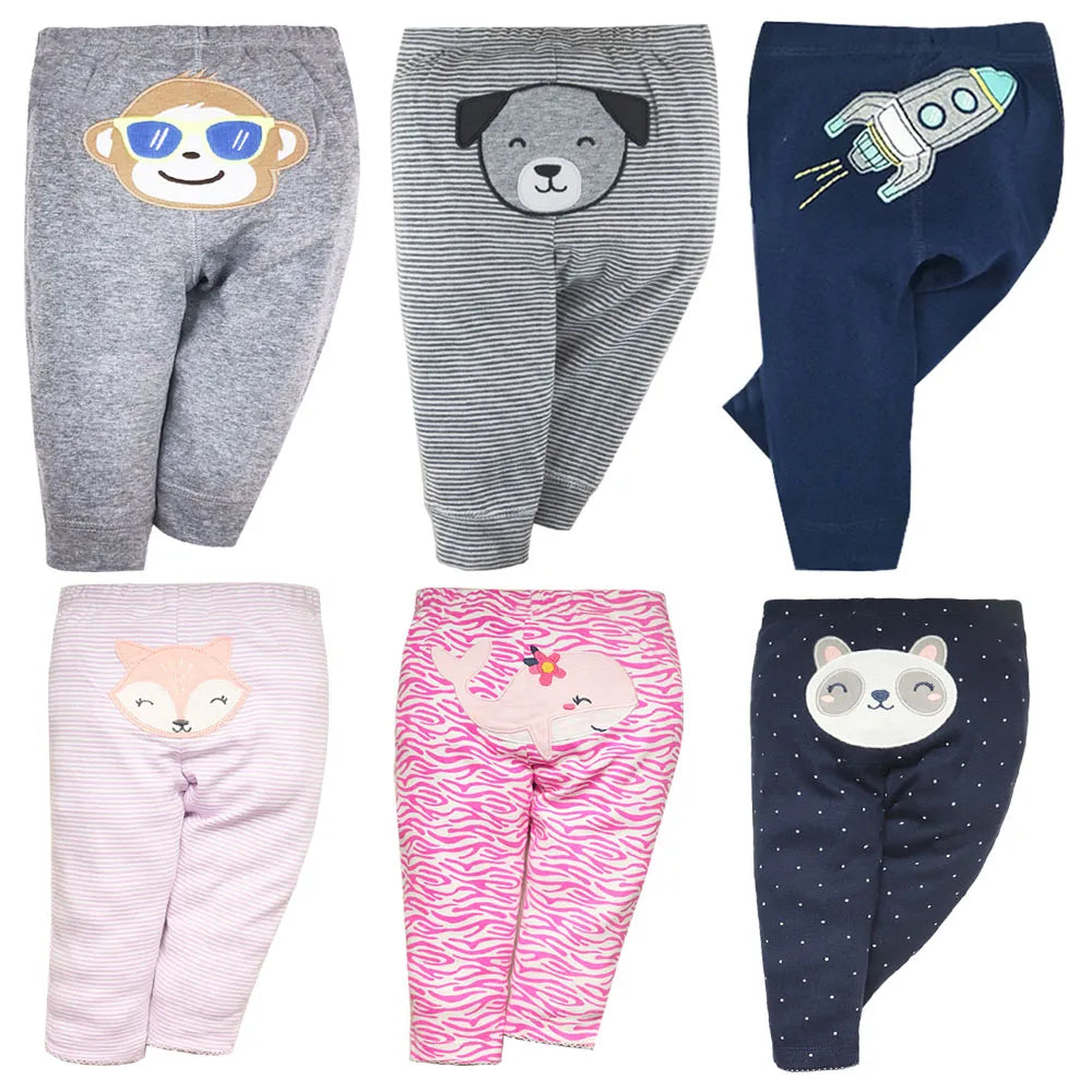 Lot de 3 leggings en coton