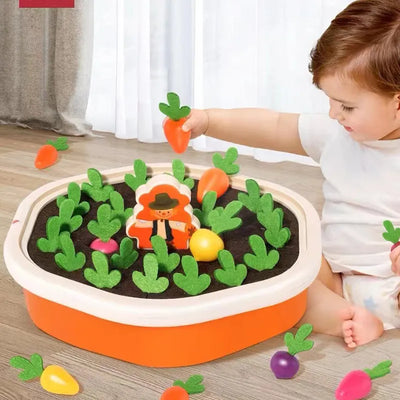 Gioco educativo Montessori campo di carote