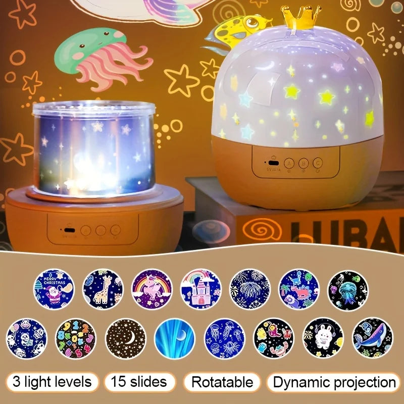 Luce Notturna Proiettore Fantasy – Regalo per Bambini