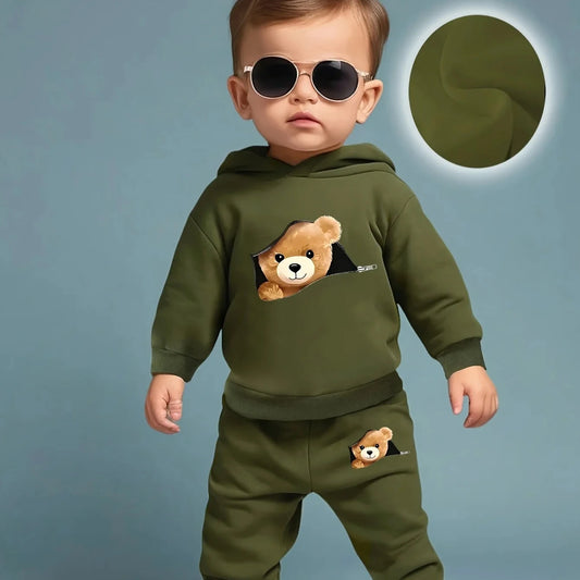 Completo Baby 2 Pezzi - Fashion Orso - Da 1 a 3 Anni