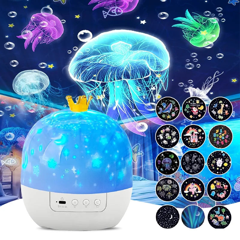 Luce Notturna Proiettore Fantasy – Regalo per Bambini