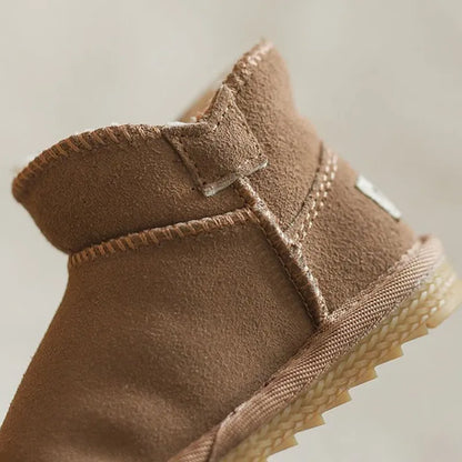 Bottines rembourrées avec semelle antidérapante et velcro pour enfants