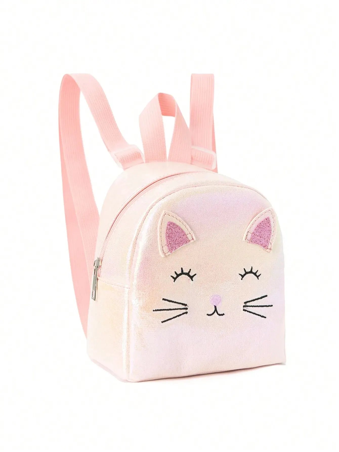 Embroidered kitten backpack or handbag for girls