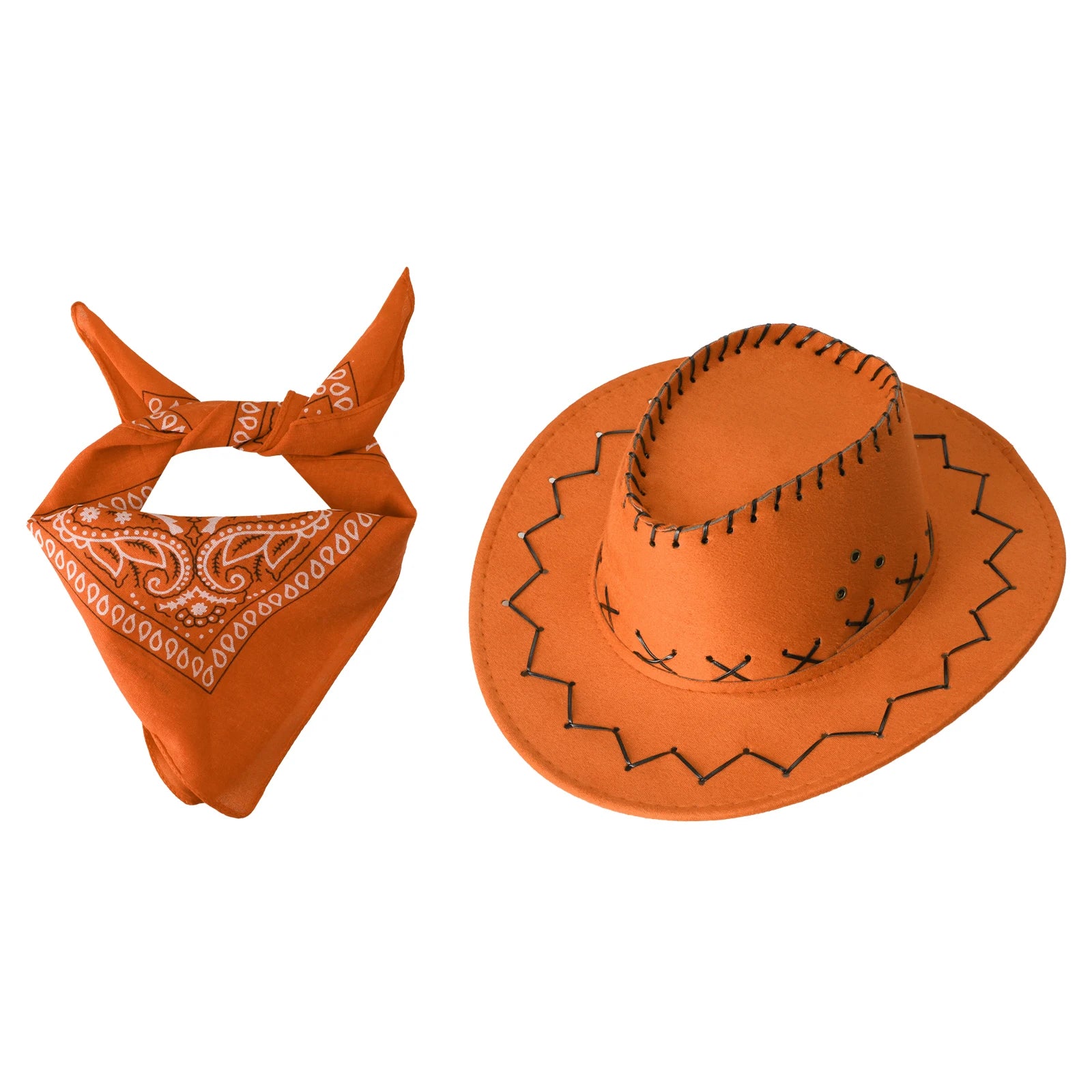 CENTURY NOVELTY - Secolo Novità Cappello Da Cowboy In Feltro Rosso Per Bambini 696734342327