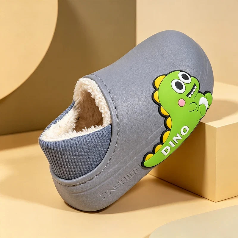 Clogs Cartoon Foderati in Pile per Bambini – 2–10 Anni